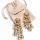 ALESSANDRA RICH PEARL CLIP ON EARRINGS