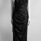 16Arlington Black One Shoulder Sequin Dress US 8