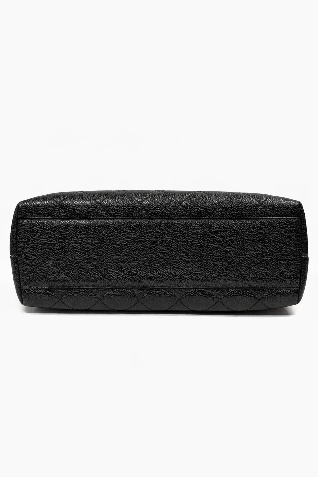 CHANEL KELLY IN BLACK CAVIAR LEATHER WITH TOP HANDLE BAG