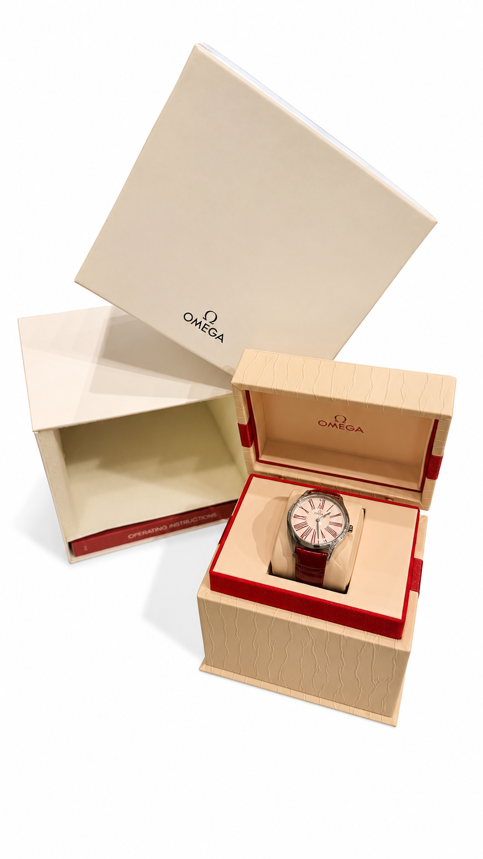 OMEGA DE VILLE Trésor DIAMOND WATCH - FULL SET