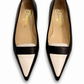 Chanel Black/White Loafer Flat 37