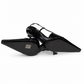 Saint laurent jacqueline patent leather slingback pumps - size 40