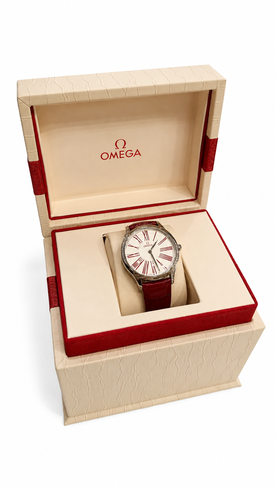 OMEGA DE VILLE Trésor DIAMOND WATCH - FULL SET