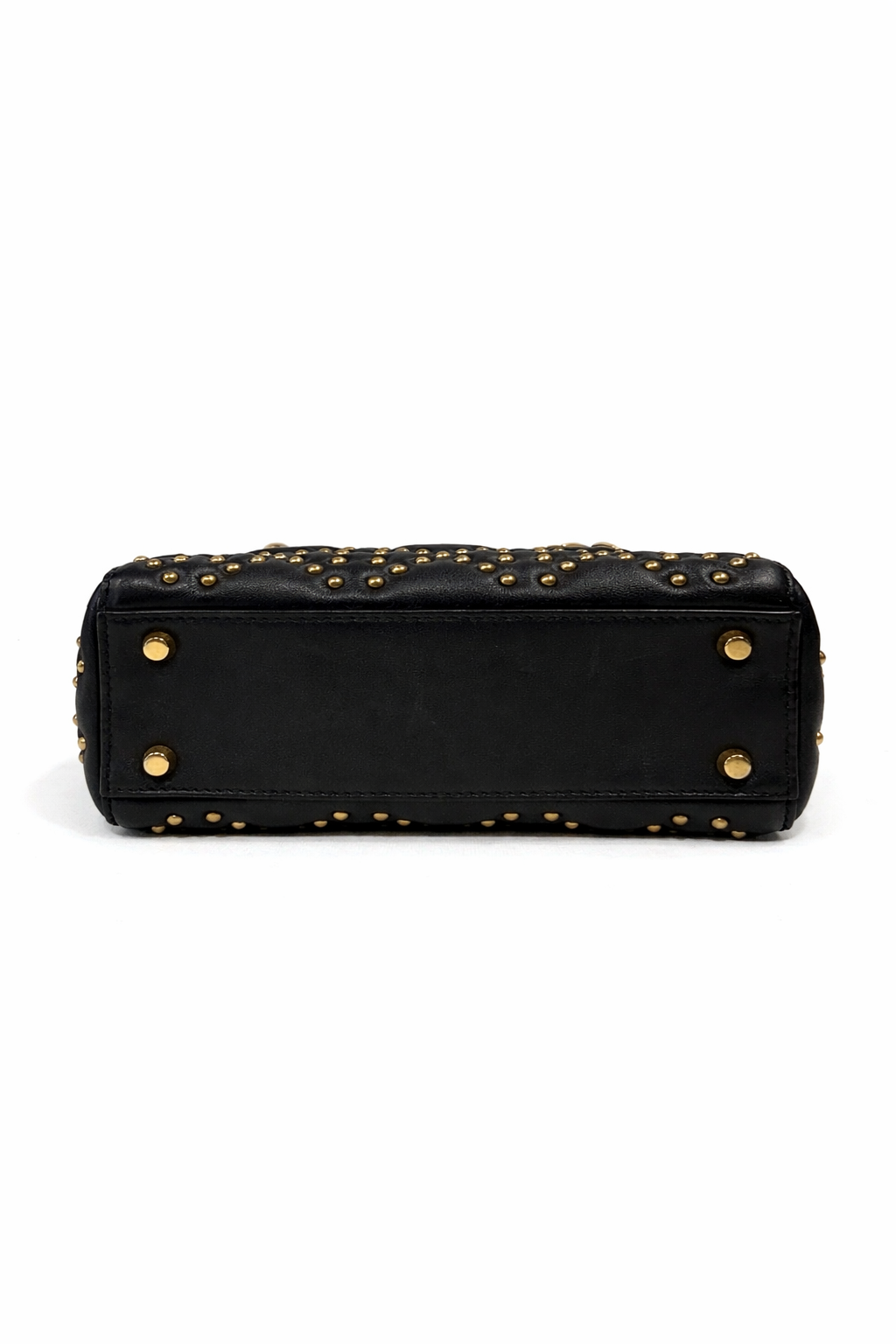CHRISTIAN DIOR 2017 STUDDED SUPPLE MINI LADY DIOR