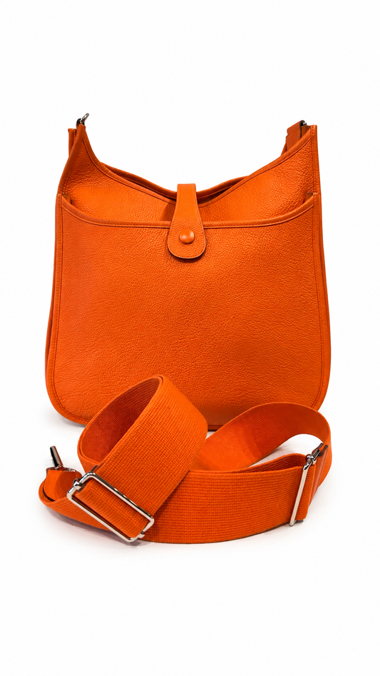 HERMES ORANGE TAURILLON CLEMENCE AMAZONE EVELYNE