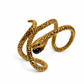 Saint Laurent Gold-plated Snake wrap Bracelet
