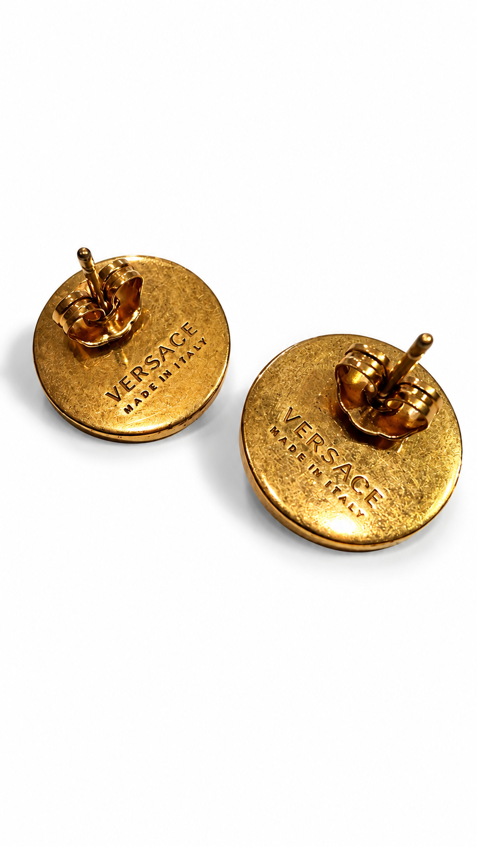 VERSACE MEDUSA STUD EARRINGS