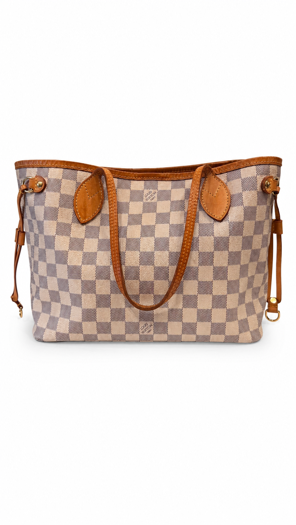 LOUIS VUITTON NEVERFULLsM TOTE BAG IN DAMIER AZUR CANVAS