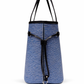 Louis Vuitton Neverfull MM tote bag in Blue Epi