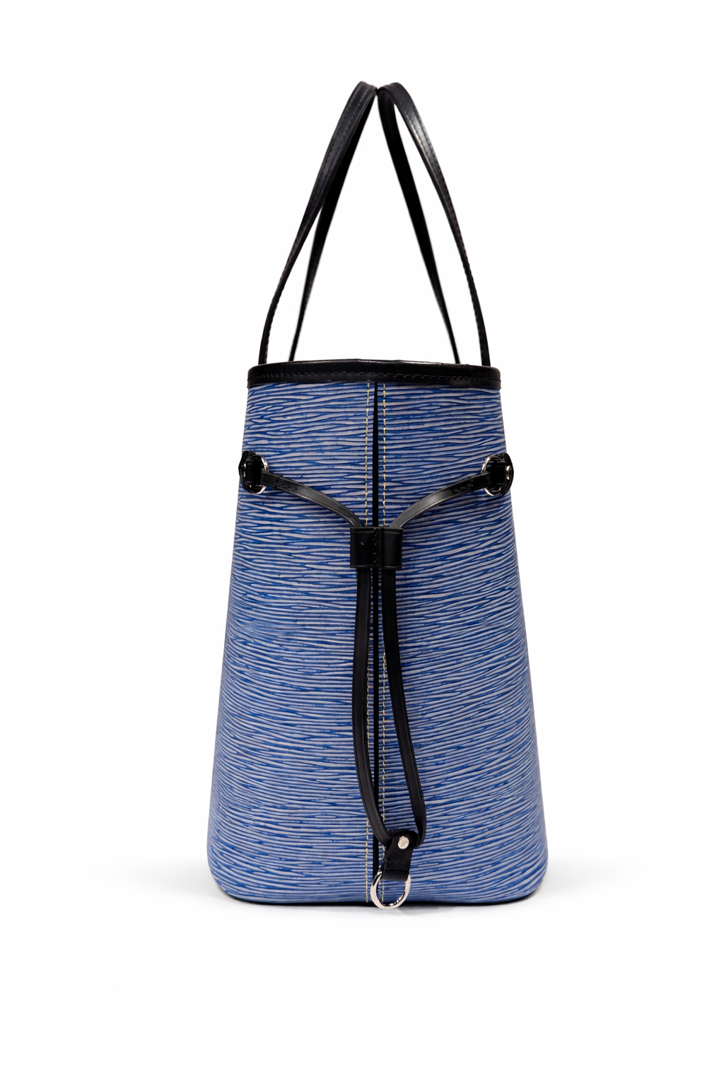 Louis Vuitton Neverfull MM tote bag in Blue Epi
