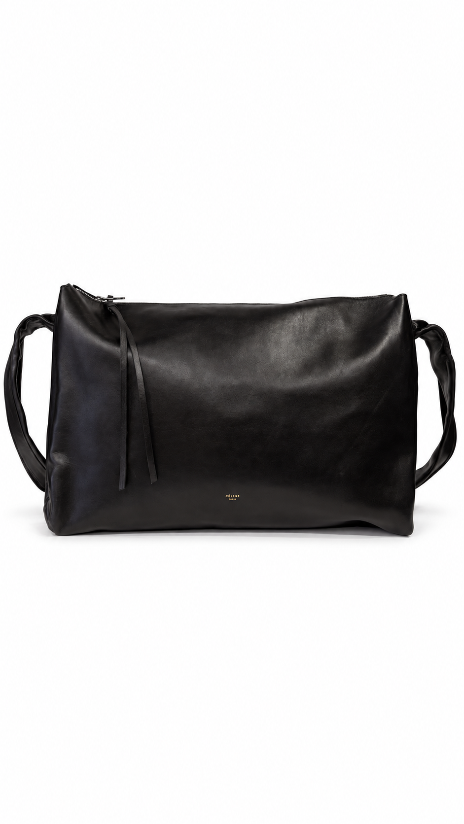 CELINE PHOEBE PHILO ERA LAMB SKIN KNOTTED SHOULDER BAG