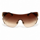BVLGARI GRADIENT SHIELD CRYSTAL INCRUSTED SUNGLASSS