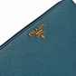PRADA TURQUOISE SAFFIANO LEATHER WALLET