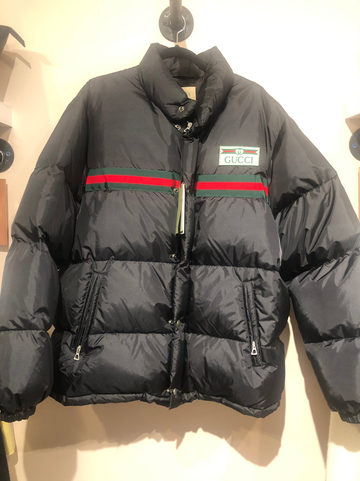 Gucci black puffer