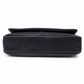 Saint Laurent Navy Chain Bag with Stiching 1/2 Triangle Decor