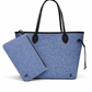 Louis Vuitton Neverfull MM tote bag in Blue Epi