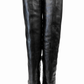 KHAITE CLIVE 35 LEATHER OVER-THE-KNEES BOOTS - SIZE 37