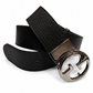 gucci black/navy interlocking gg reversible belt - size 85