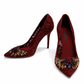 Dolce & Gabbana Taormina lace Bellucci pumps in red 39.5
