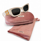 MIU MIU WHITE LOGO SUNGLASSES