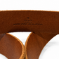 Gucci Brown Belt with Gold Logo 85