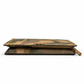 Valentino Rockstud Camouflage Canvas and Leather Clutch