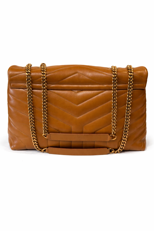 SAINT LAURENT QUILTED LOULOU MEDIUM SHOULDER BAG