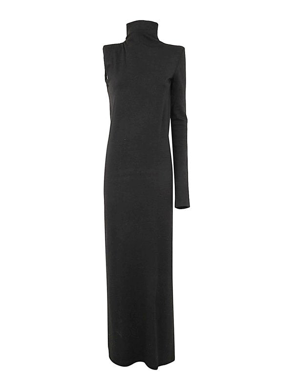 One Dress with Peak Shoulder