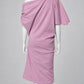 THE ATTICO OFF-SHOULDER PINK DRES -Size S/M