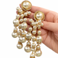ALESSANDRA RICH PEARL CLIP ON EARRINGS