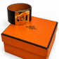 HERMES KELLY DOG BRACELET IN BLACK LEATHER