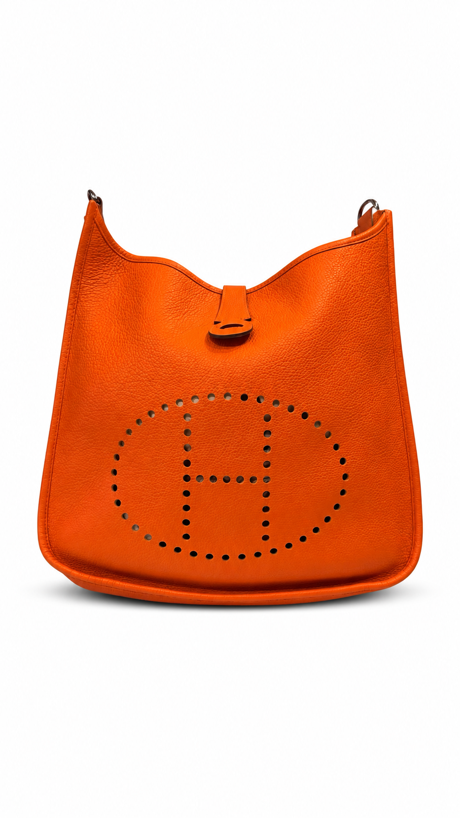 HERMES ORANGE TAURILLON CLEMENCE AMAZONE EVELYNE