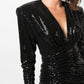 Sequin Mini Long Sleeve Dress