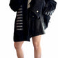 RAF SIMONS Oversized Black Denim Jacket S