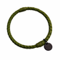 BOTTEGA VENETA GREEN INTRECCIATO LEATHER BANGLE BRACELET