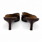CHANEL VINTAGE BROWN MULES IN BROWN CALFSKIN