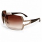 BVLGARI GRADIENT SHIELD CRYSTAL INCRUSTED SUNGLASSS