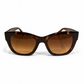 Chanel Brown Turtleshell qith Logo Sunglasses