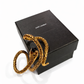 Saint Laurent Gold-plated Snake wrap Bracelet
