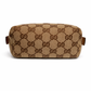 Gucci GG Canvas Leather Mini Cosmetic Pouch