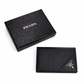 PRADA SAFFIANO LEATHER CARD HOLDER