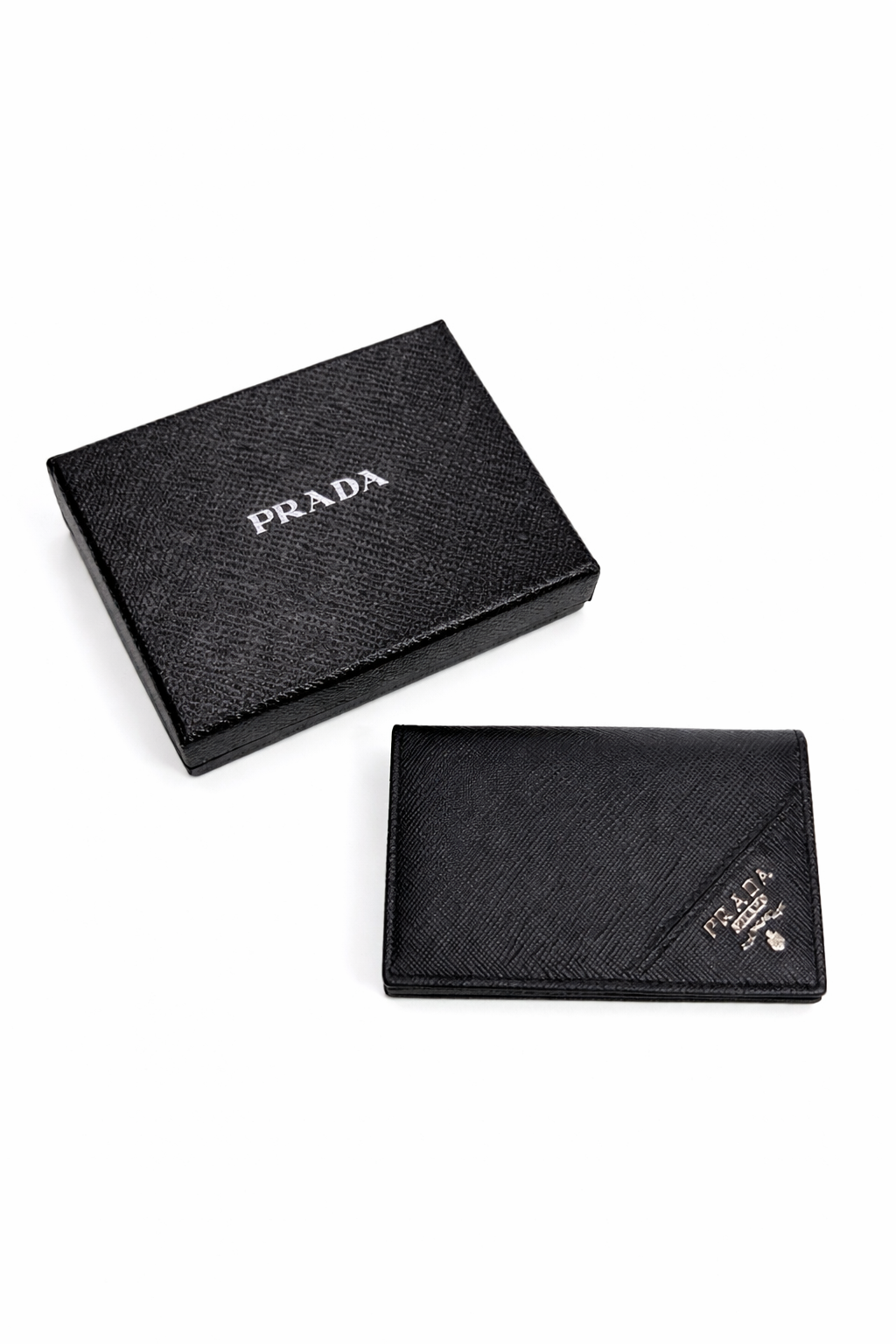 PRADA SAFFIANO LEATHER CARD HOLDER