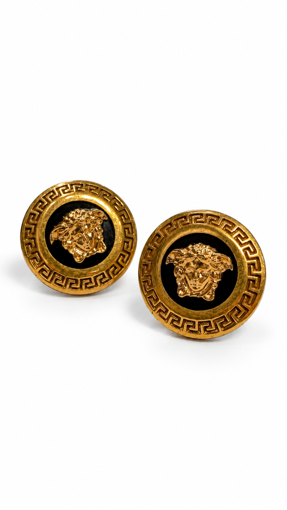 VERSACE MEDUSA STUD EARRINGS