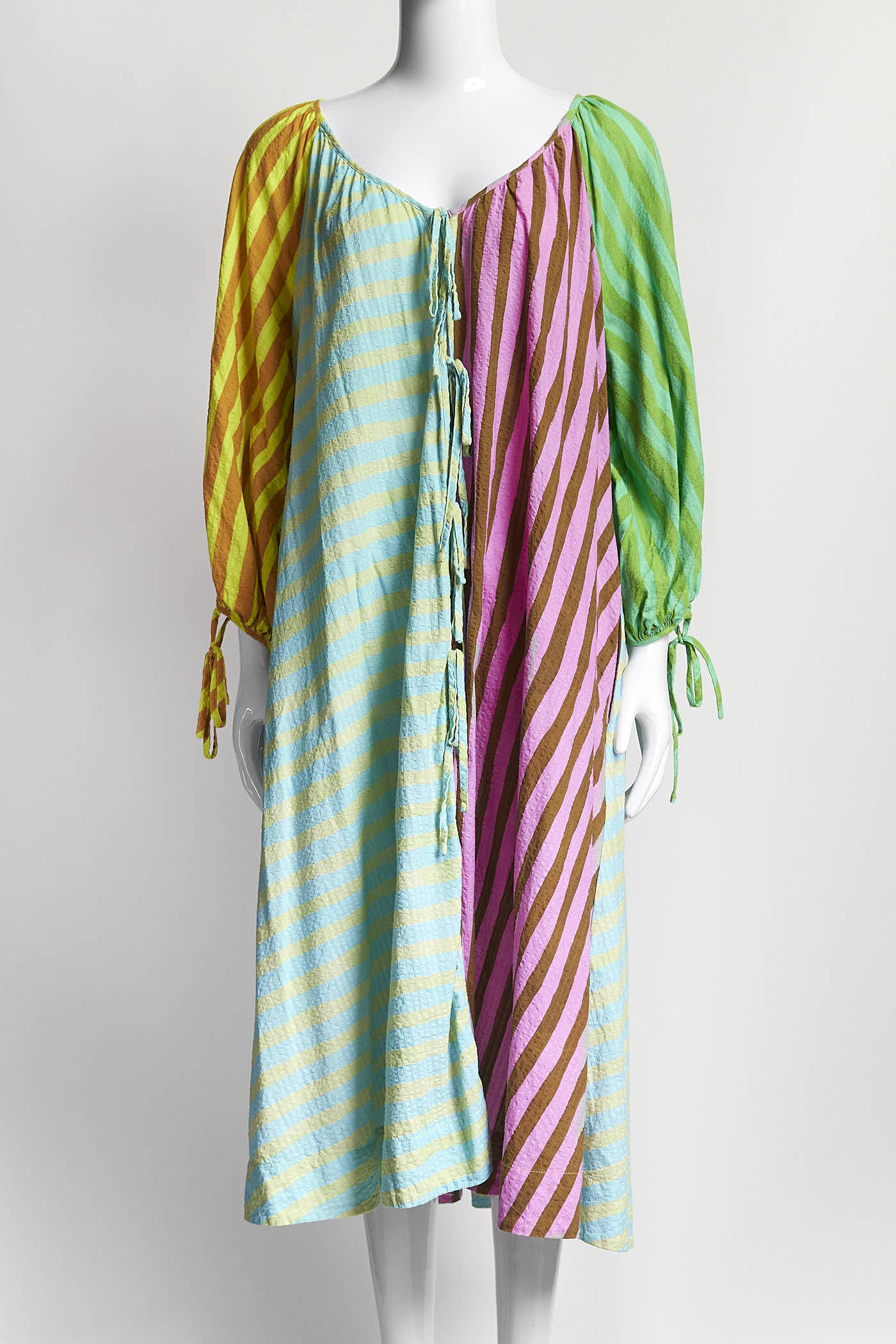 ALEMAIS Bobbie Colourblock Cover-Up In Stripe Print 0