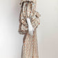 ALTUZARRA Papyrus Pleated Flower Bundle-Print Dress 38