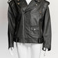 ARMARIUM Off-Centre Zip Leather Jacket 40