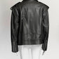 ARMARIUM Off-Centre Zip Leather Jacket 40