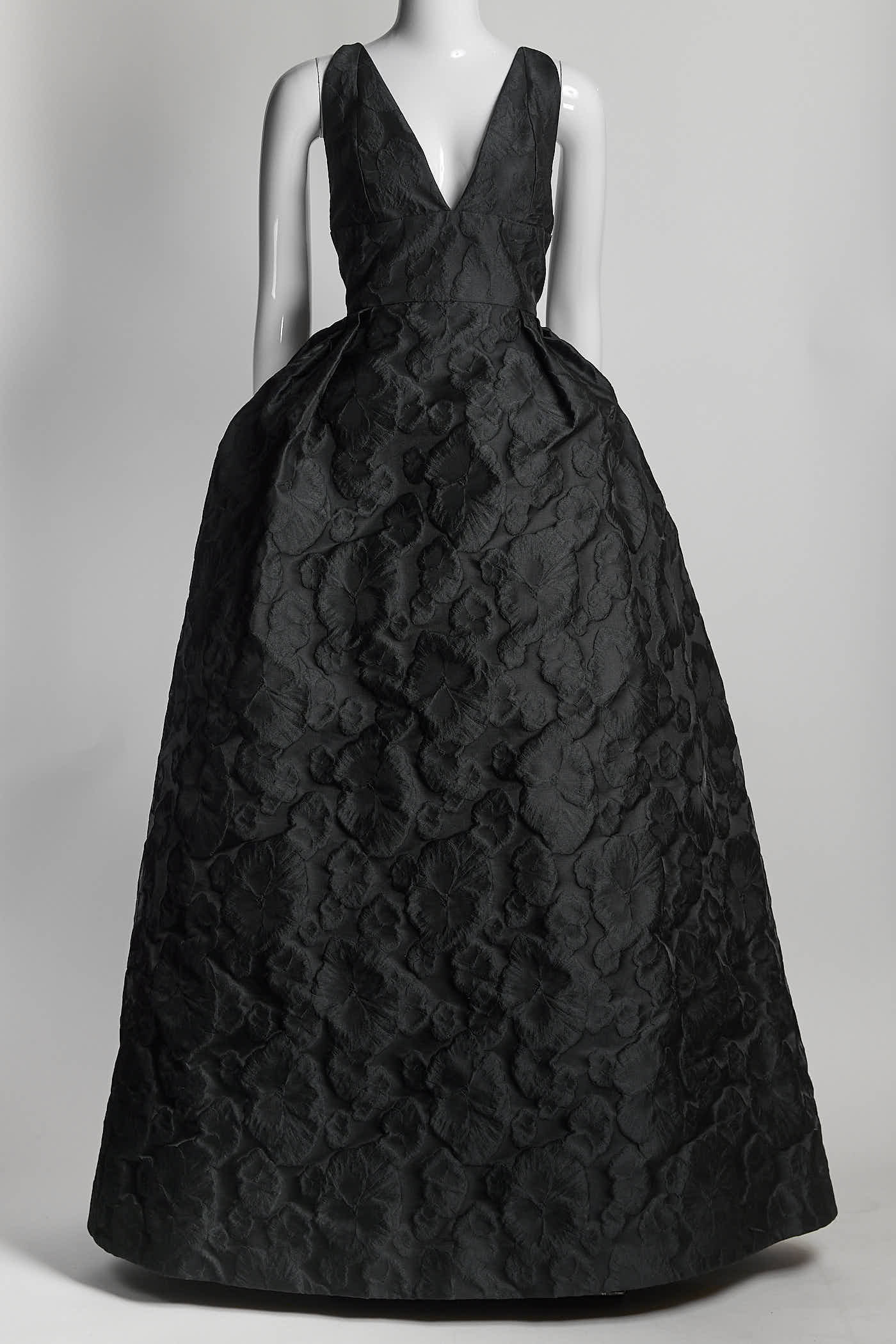 AUDREY BROOKS Sleeveless Black Floral Dress 12