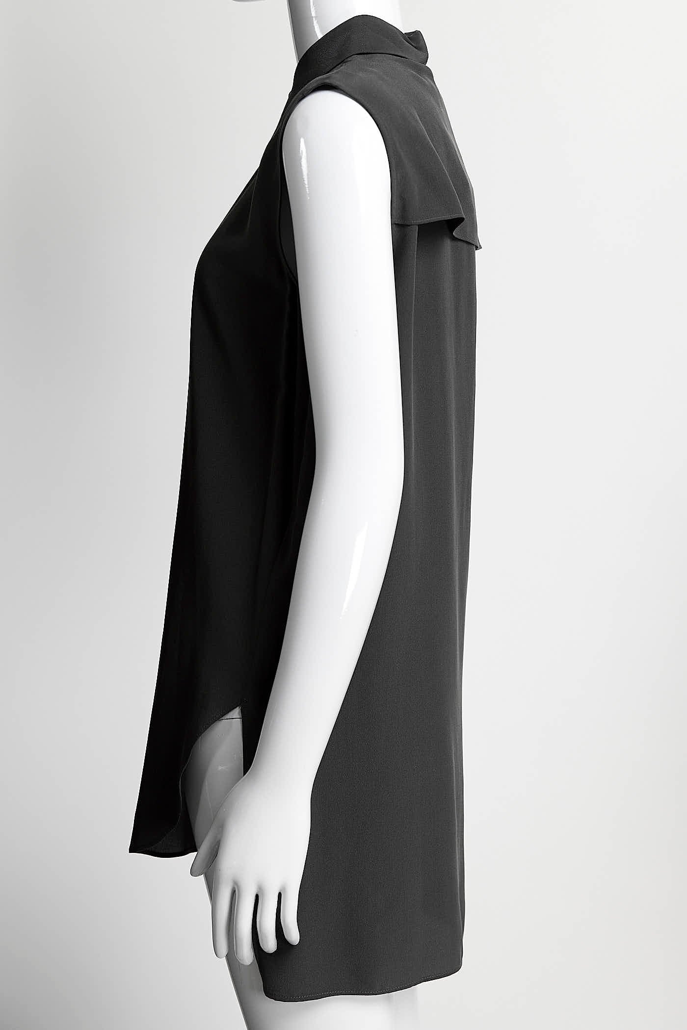 Acne Studios Navy Tricia Sleeveless Shirt 36