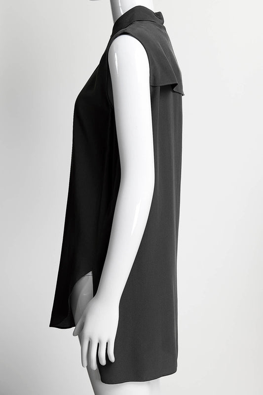 Acne Studios Navy Tricia Sleeveless Shirt 36